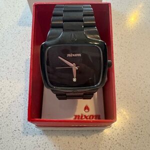 Nixon “The All Black Player” Men's Watch